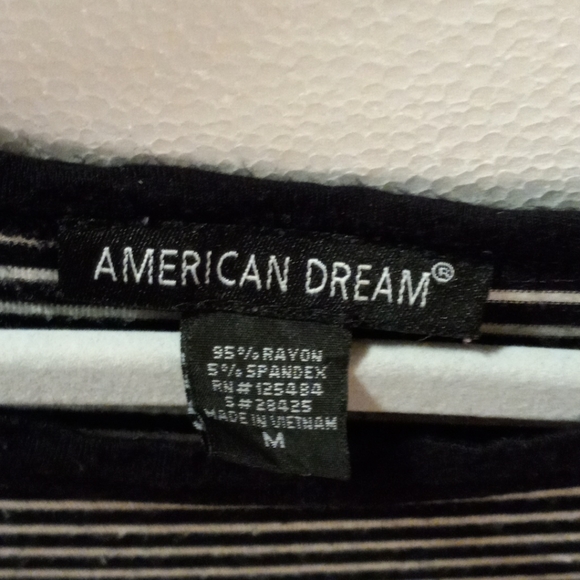 American Dream Woman Top tshirt Size M - Picture 6 of 7